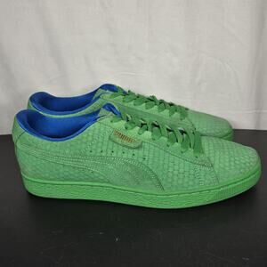 Puma Classics Sneakers Mens 9.5 Archive Green Textured Suede 1968 Heritage Low